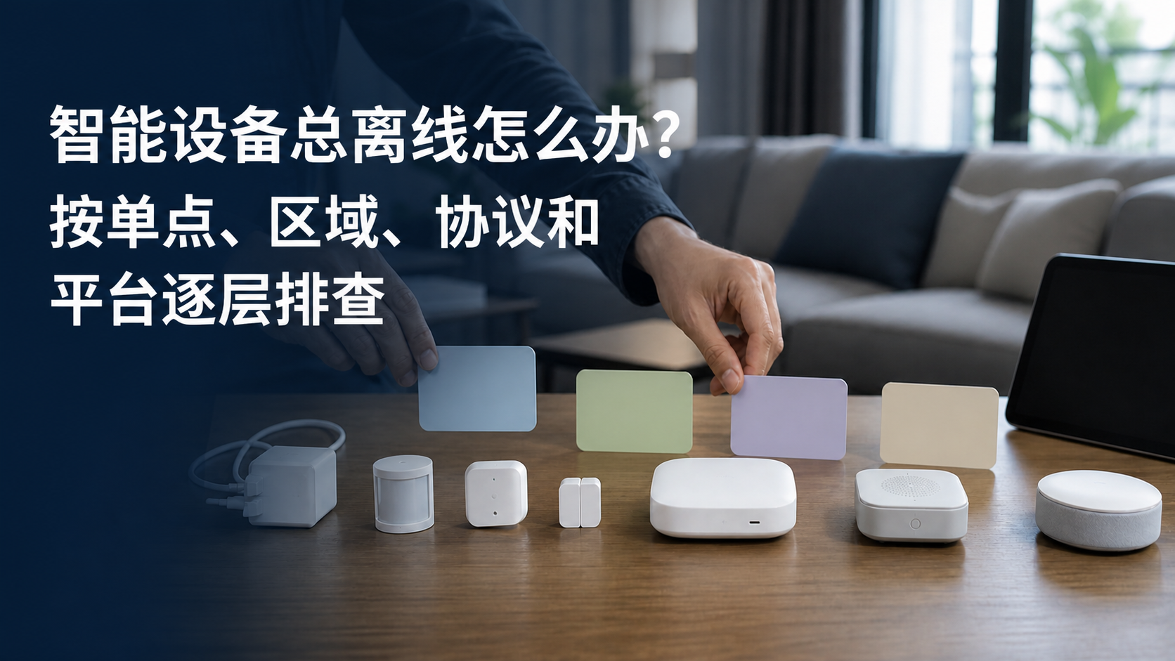 文章封面：智能设备总离线怎么办？按单点、区域、协议和平台逐层排查