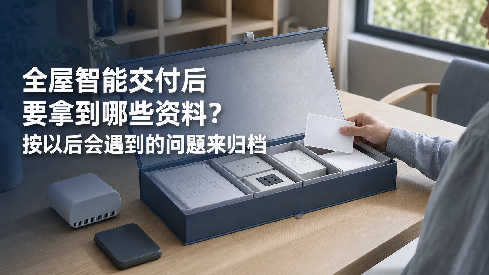 文章封面：全屋智能交付后要拿到哪些资料？按以后会遇到的问题来归档