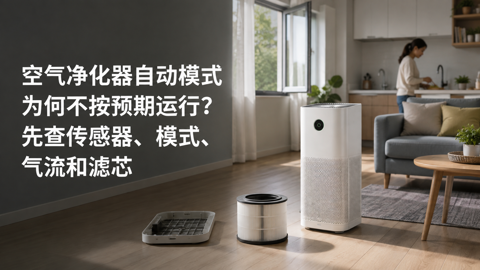 空气净化器自动模式为何不按预期运行？先查传感器、模式、气流和滤芯