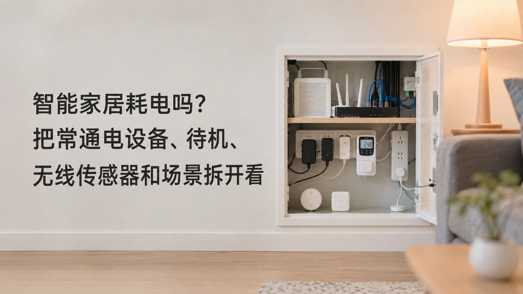 智能家居耗电吗？把常通电设备、待机、无线传感器和场景拆开看