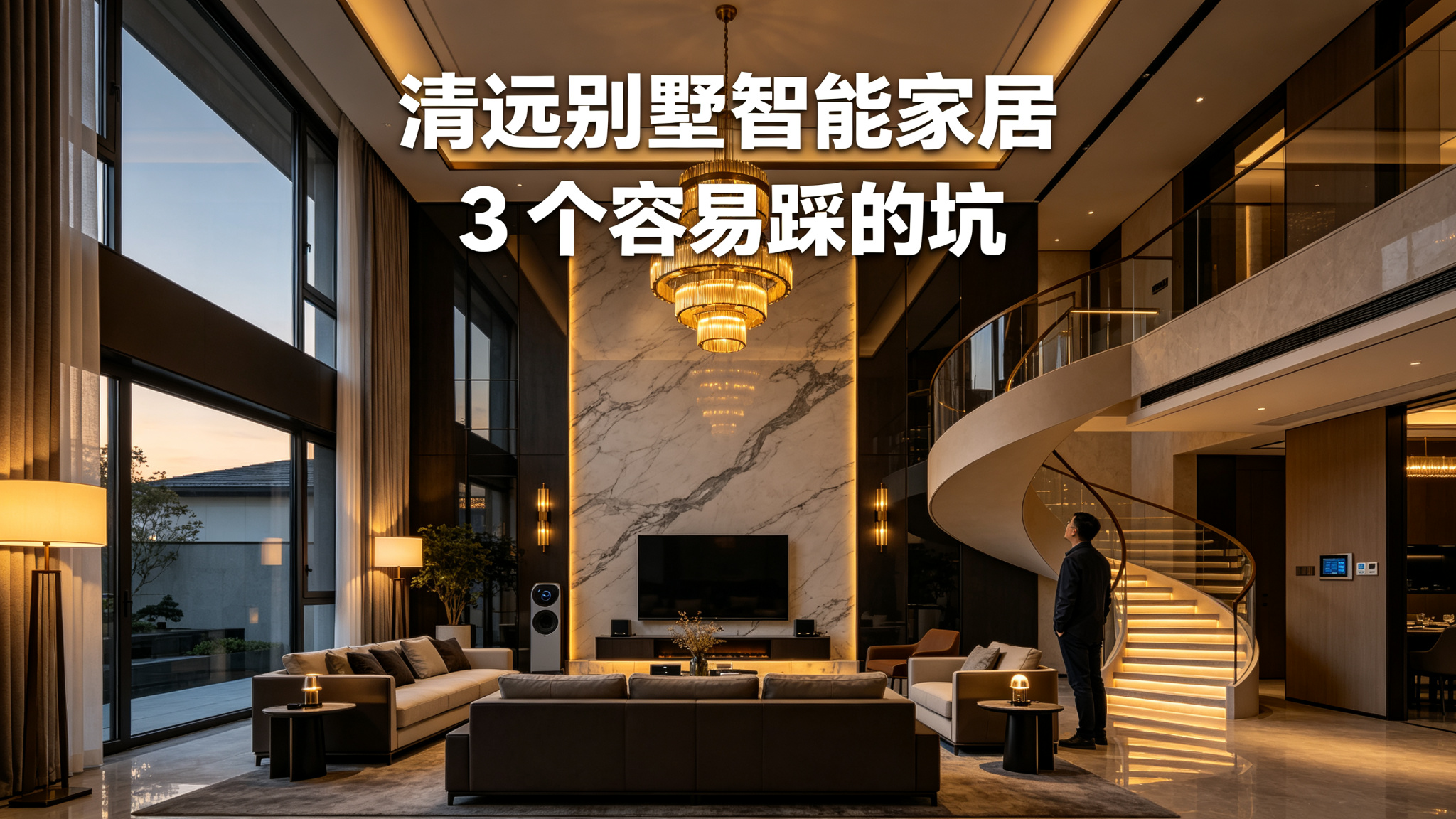 清远别墅智能家居规划，多楼层与跨房间协同