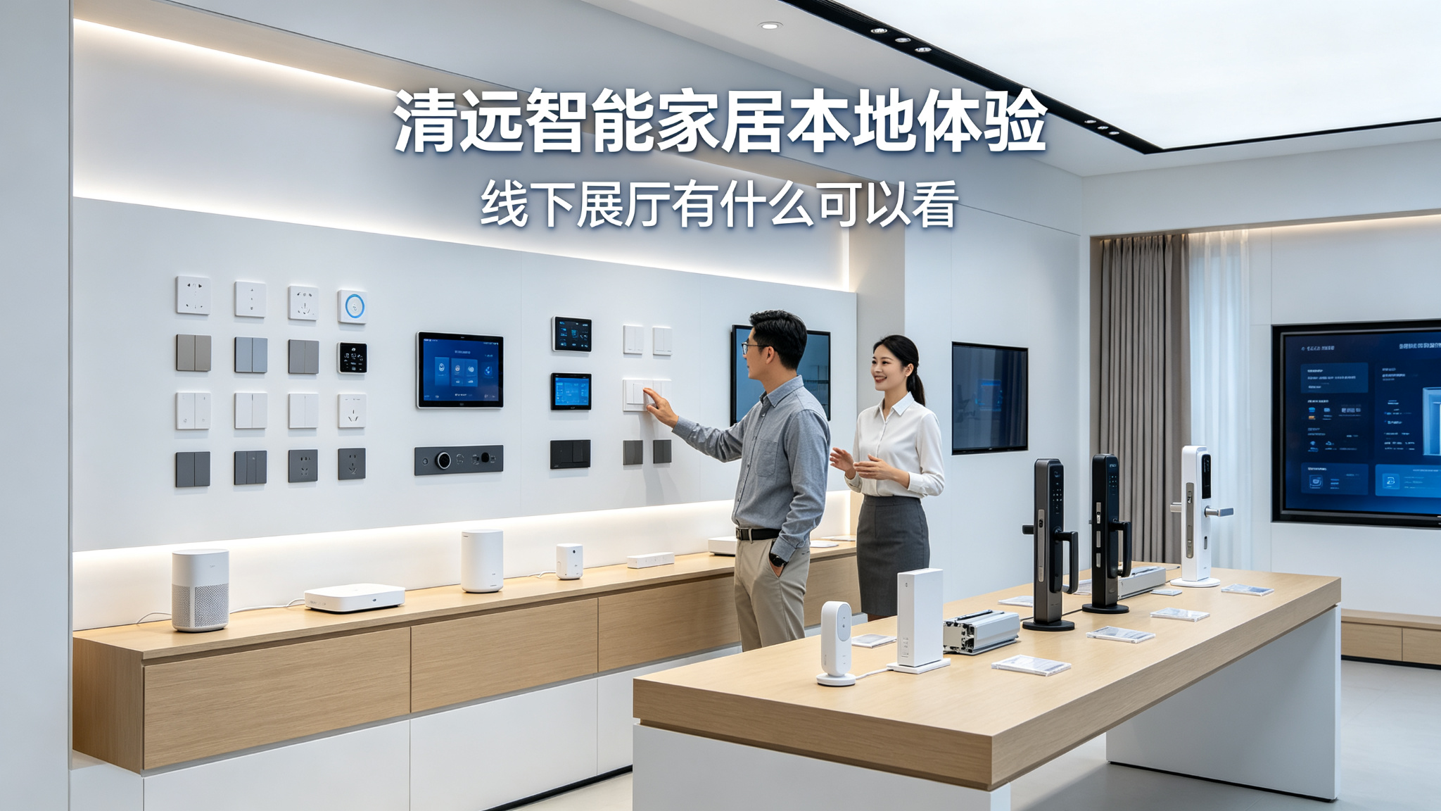 光屿智能清远体验空间，可动手体验全屋智能
