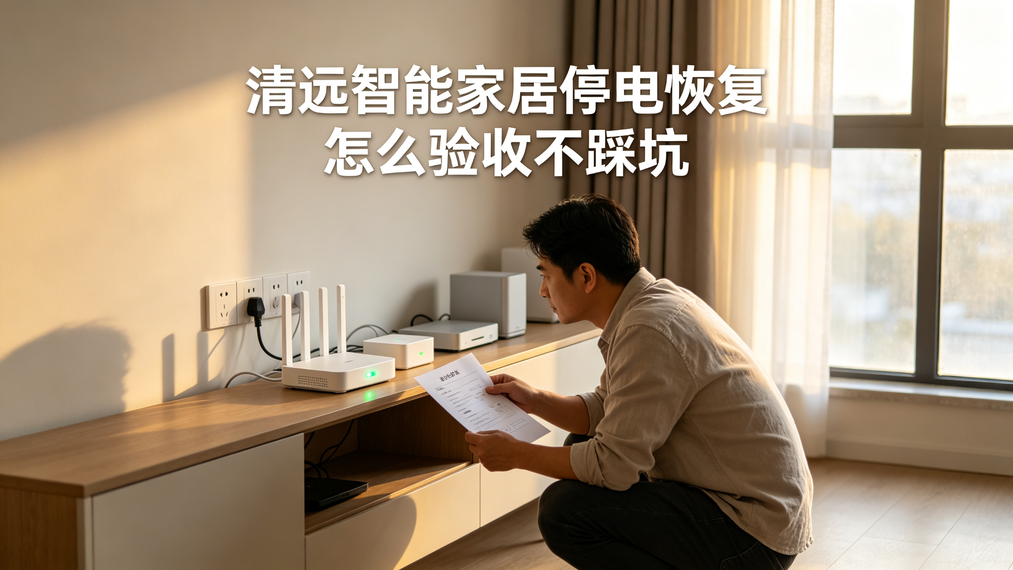 停电后智能设备恢复验收要点