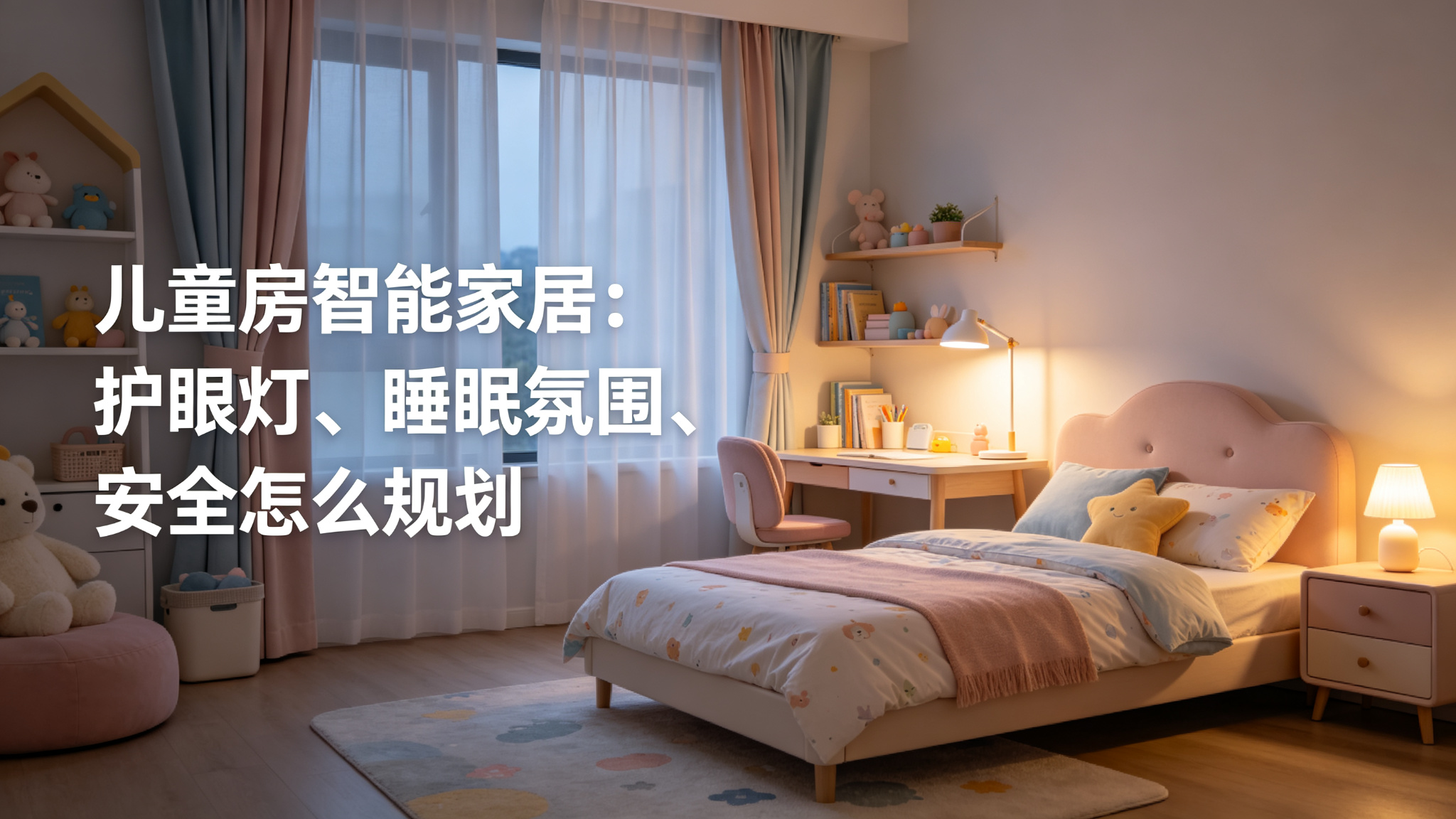 儿童房智能家居:护眼灯、睡眠氛围、安全怎么规划