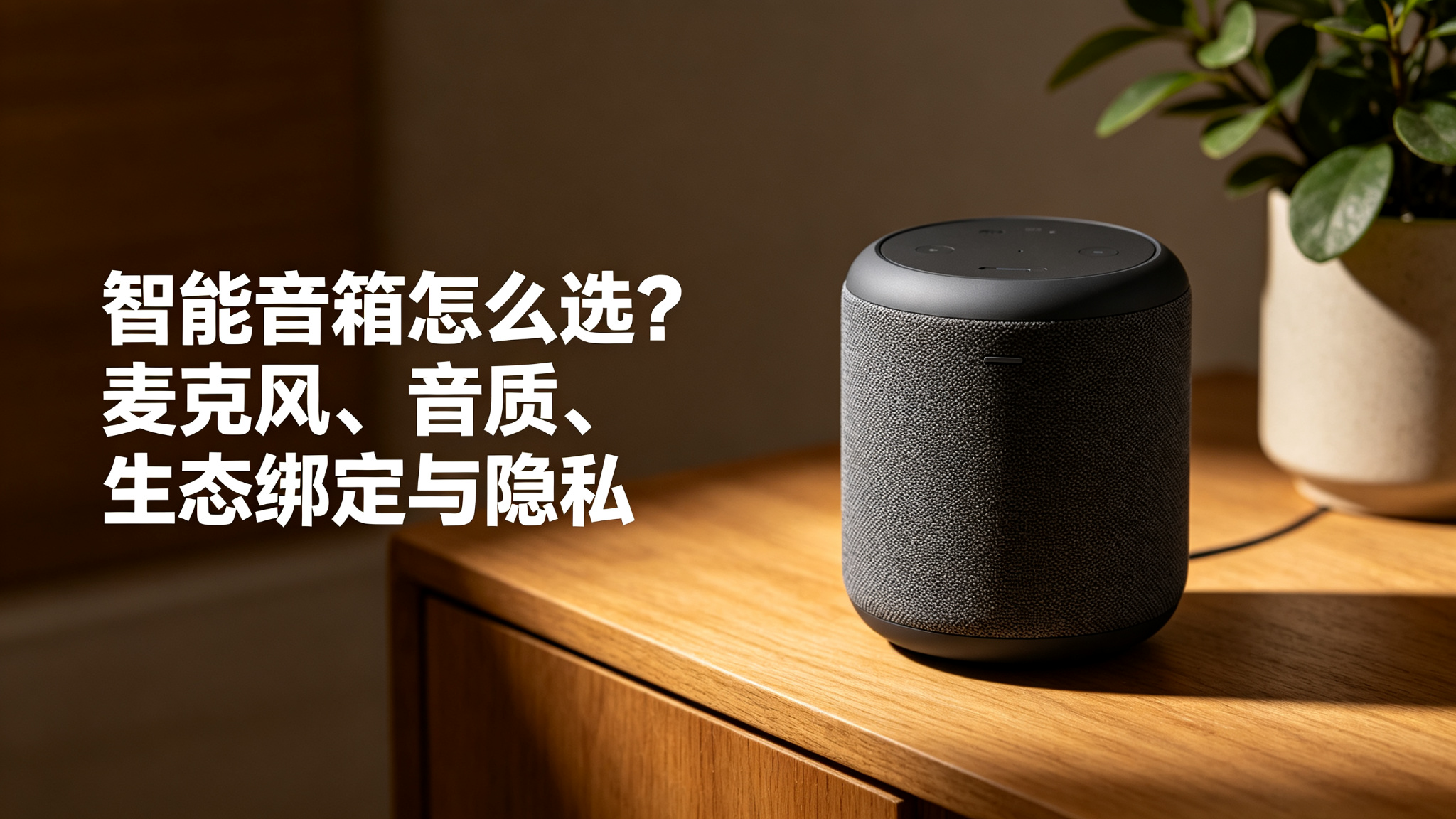智能音箱怎么选?麦克风、音质、生态绑定与隐私