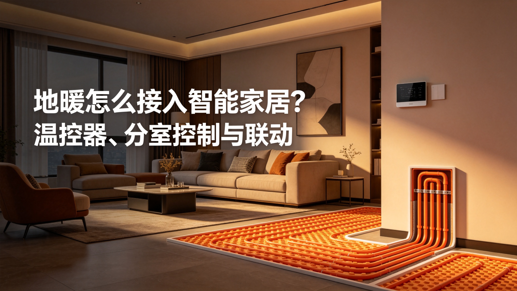 地暖怎么接入智能家居？温控器、分室控制与联动