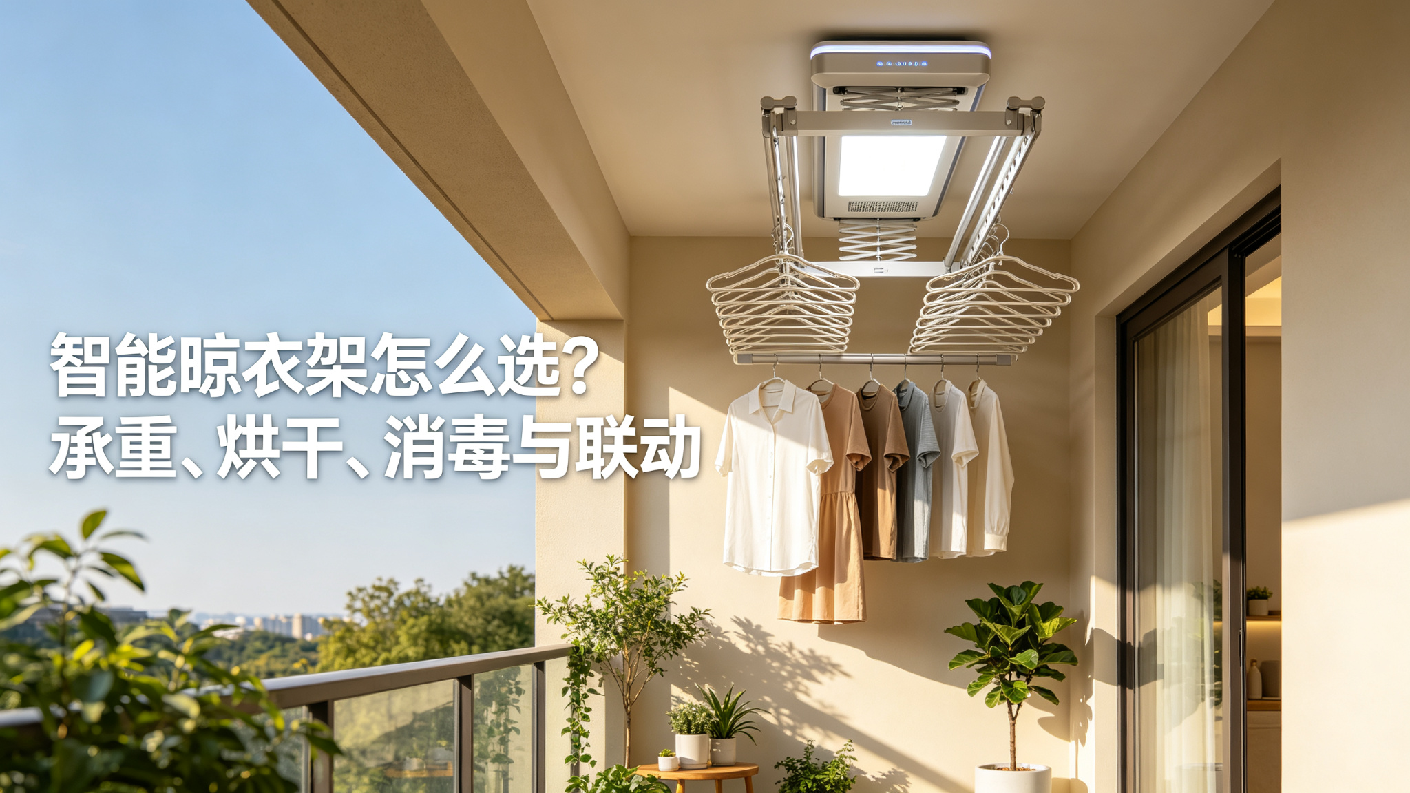 智能晾衣架怎么选？承重、烘干、消毒与联动