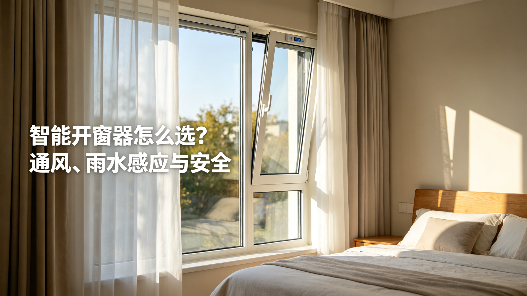 智能开窗器怎么选?通风、雨水感应与安全