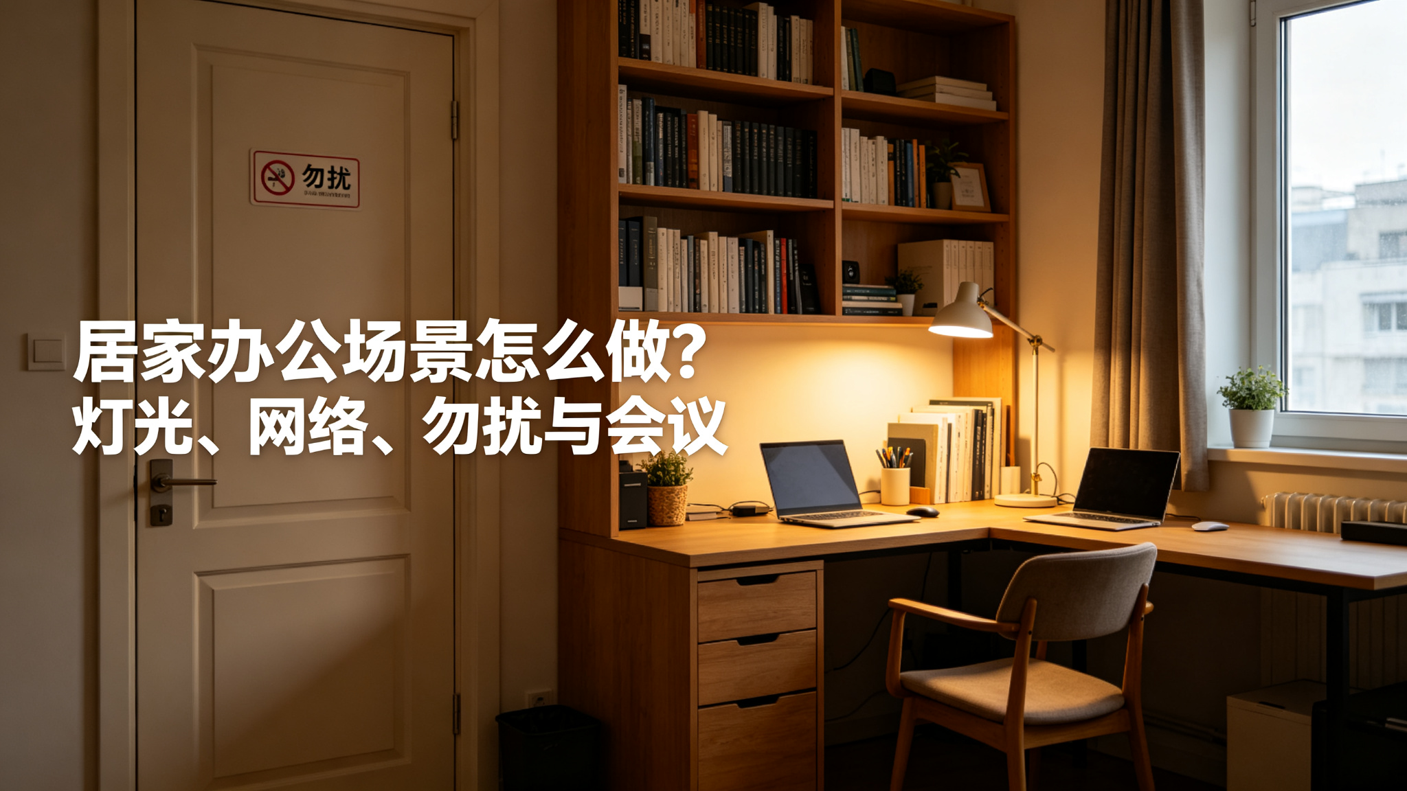居家办公场景怎么做?灯光、网络、勿扰与会议