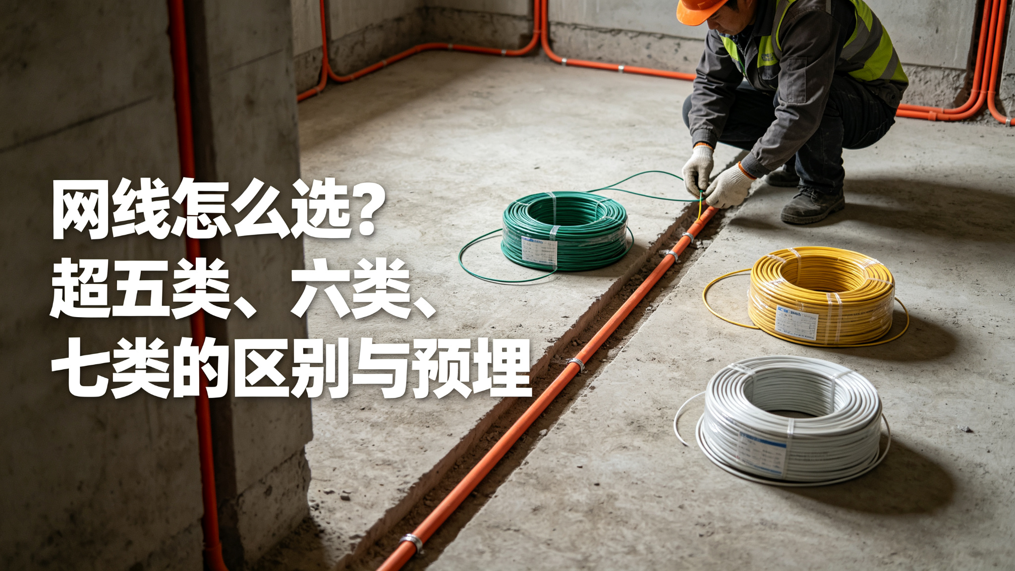 网线怎么选？超五类、六类、七类的区别与预埋要点