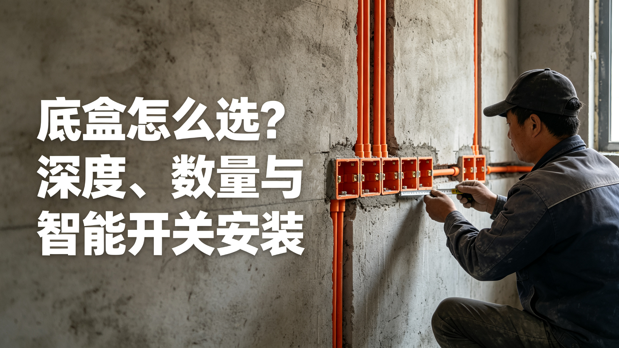 底盒怎么选？深度、数量与智能开关面板匹配