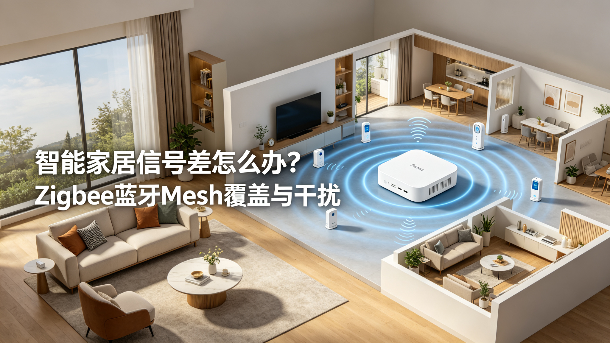 智能家居信号差怎么办？Zigbee、蓝牙Mesh覆盖与干扰排查