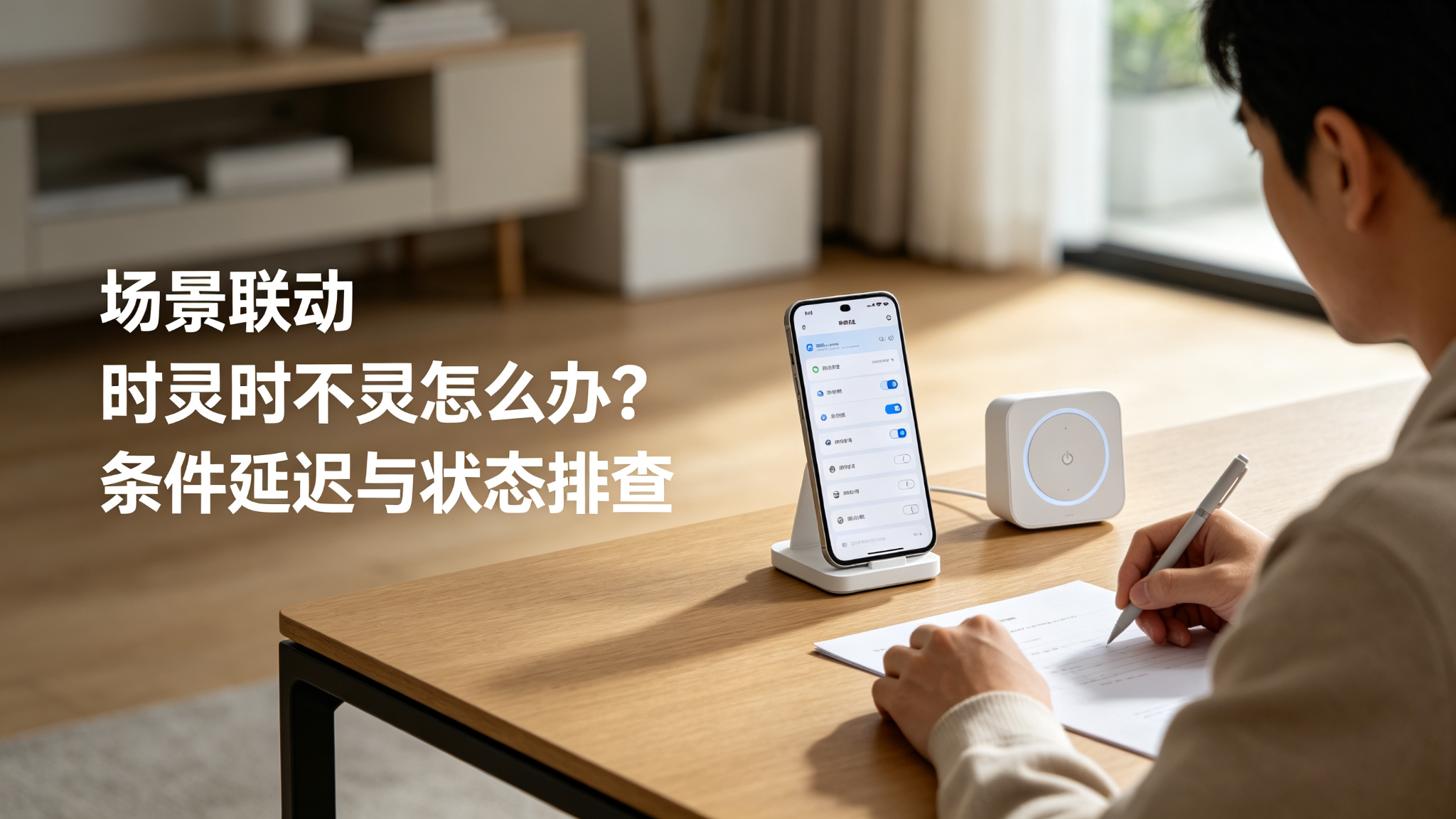 场景联动时灵时不灵怎么办?条件延迟与状态排查