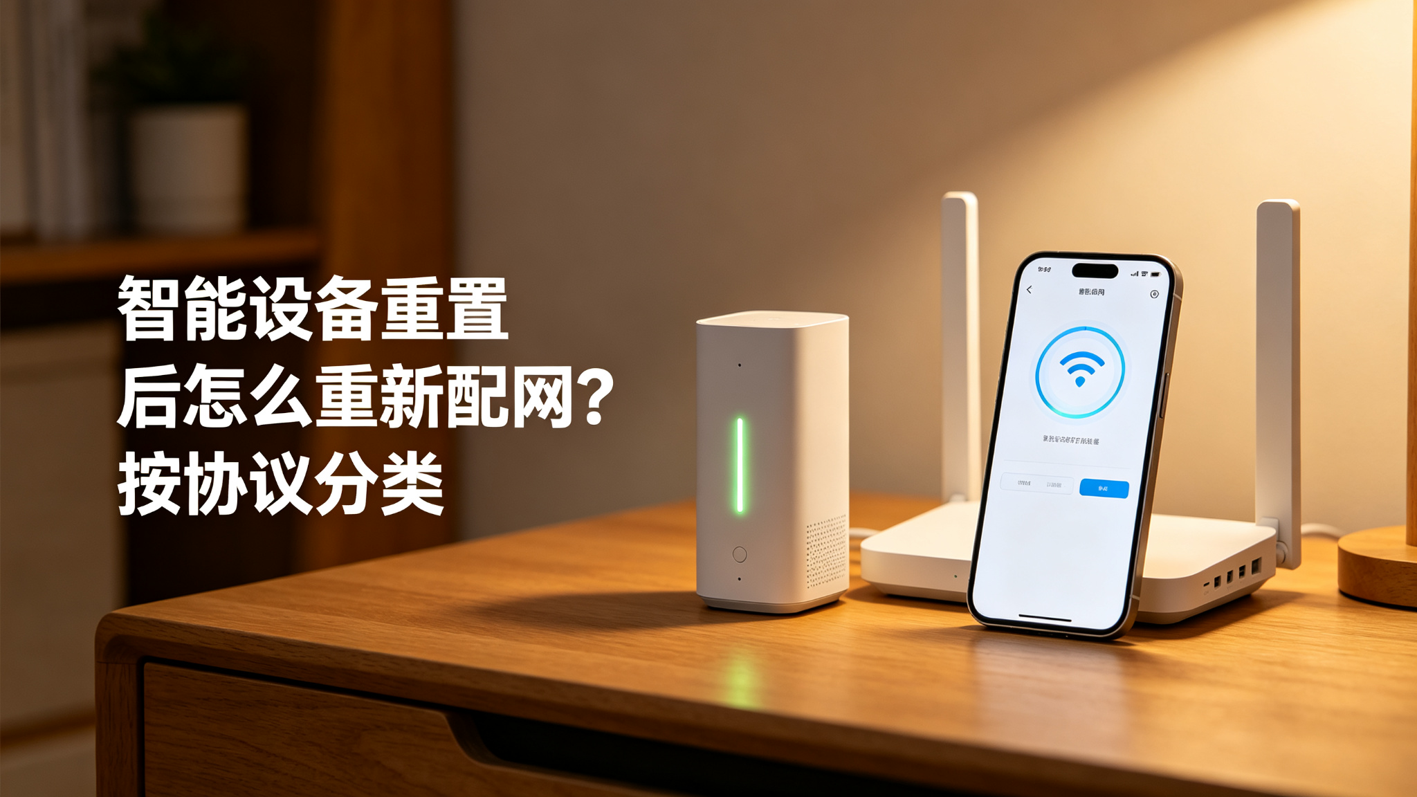 智能设备重置后怎么重新配网?按WiFi、蓝牙、Zigbee分类说