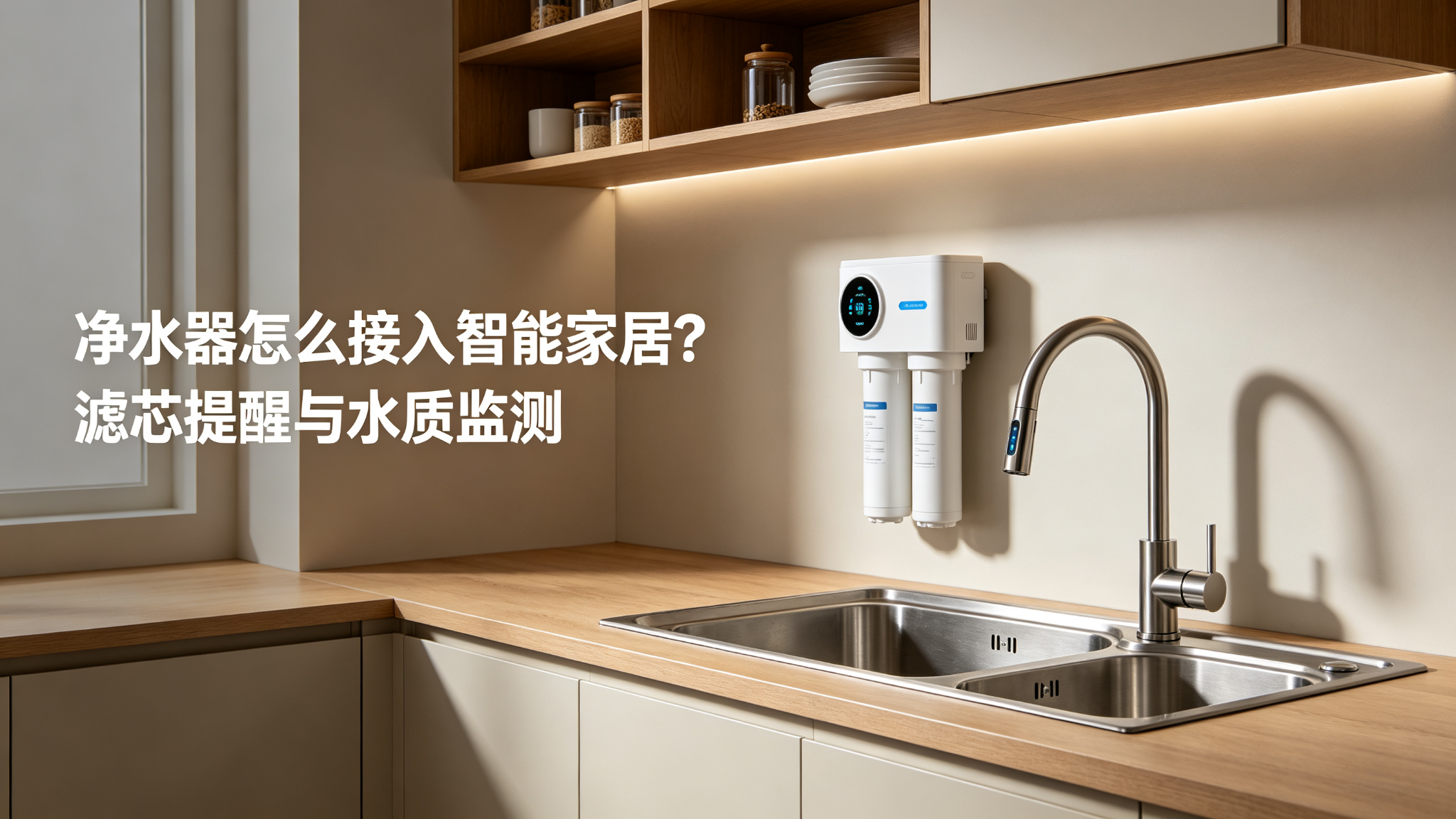 净水器怎么接入智能家居？滤芯提醒与水质监测