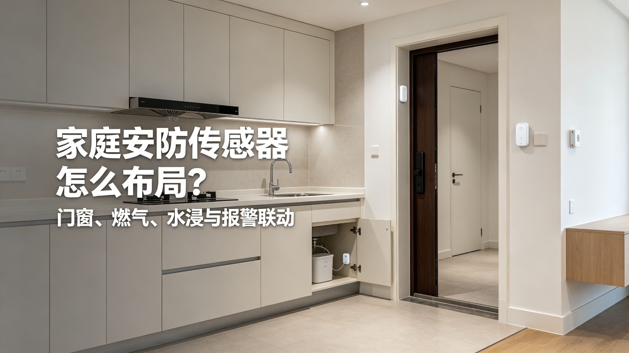 家庭安防传感器怎么布局?门窗、燃气、水浸与报警联动