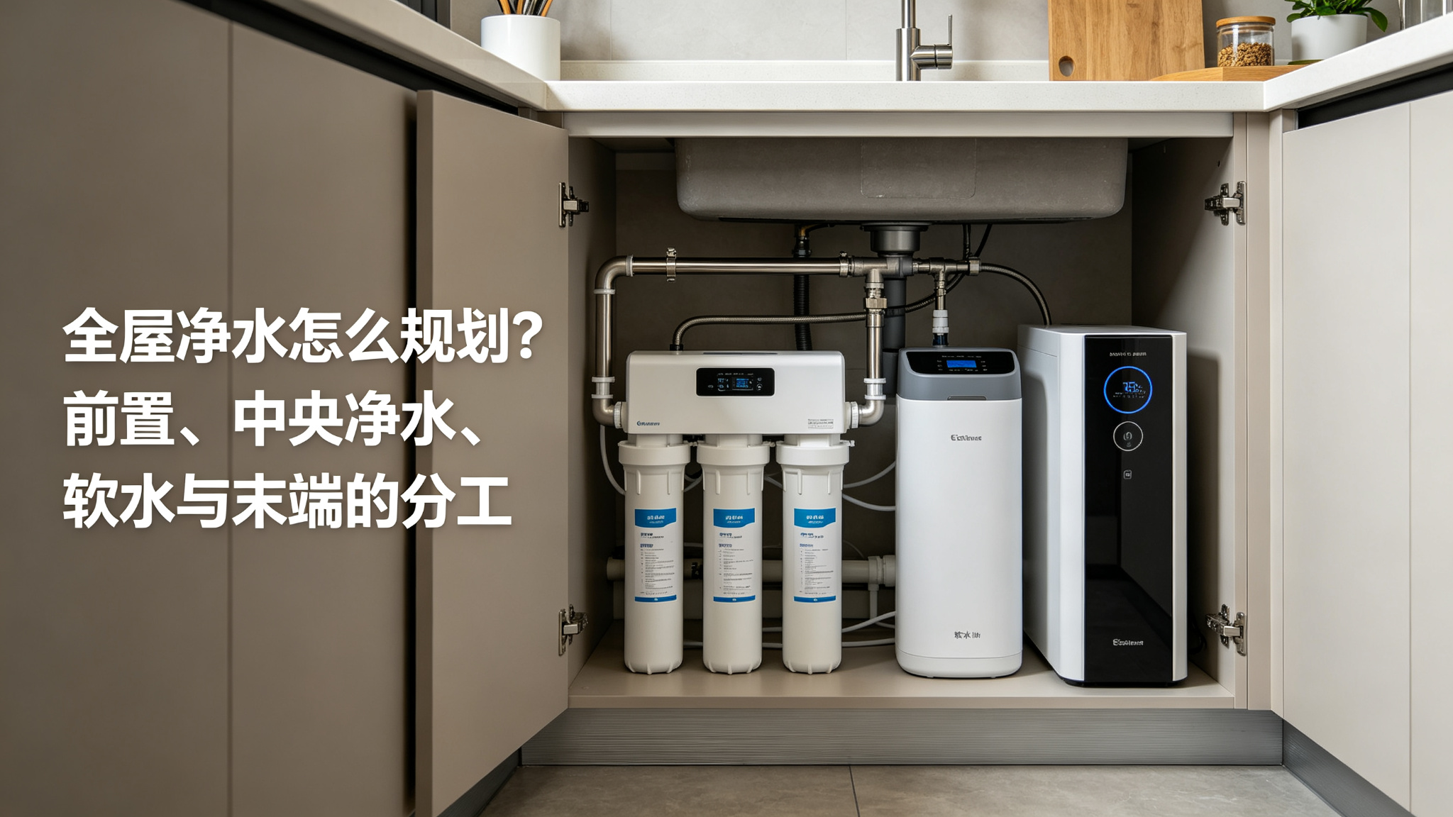 全屋净水怎么规划?前置、中央净水、软水与末端的分工
