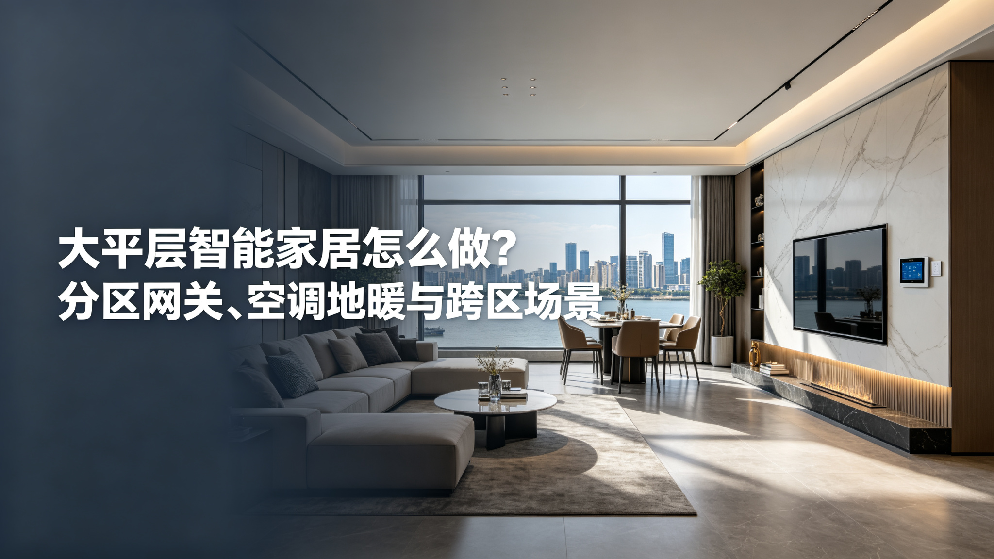 大平层智能家居怎么做?分区网关、空调地暖与跨区场景