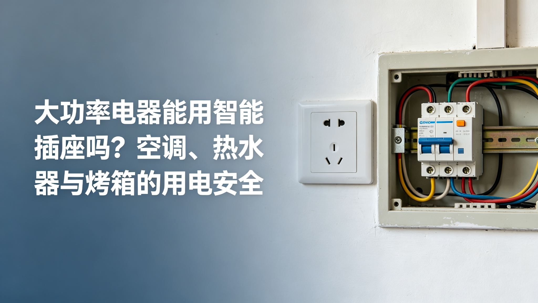 大功率电器能用智能插座吗？空调、热水器与烤箱的用电安全