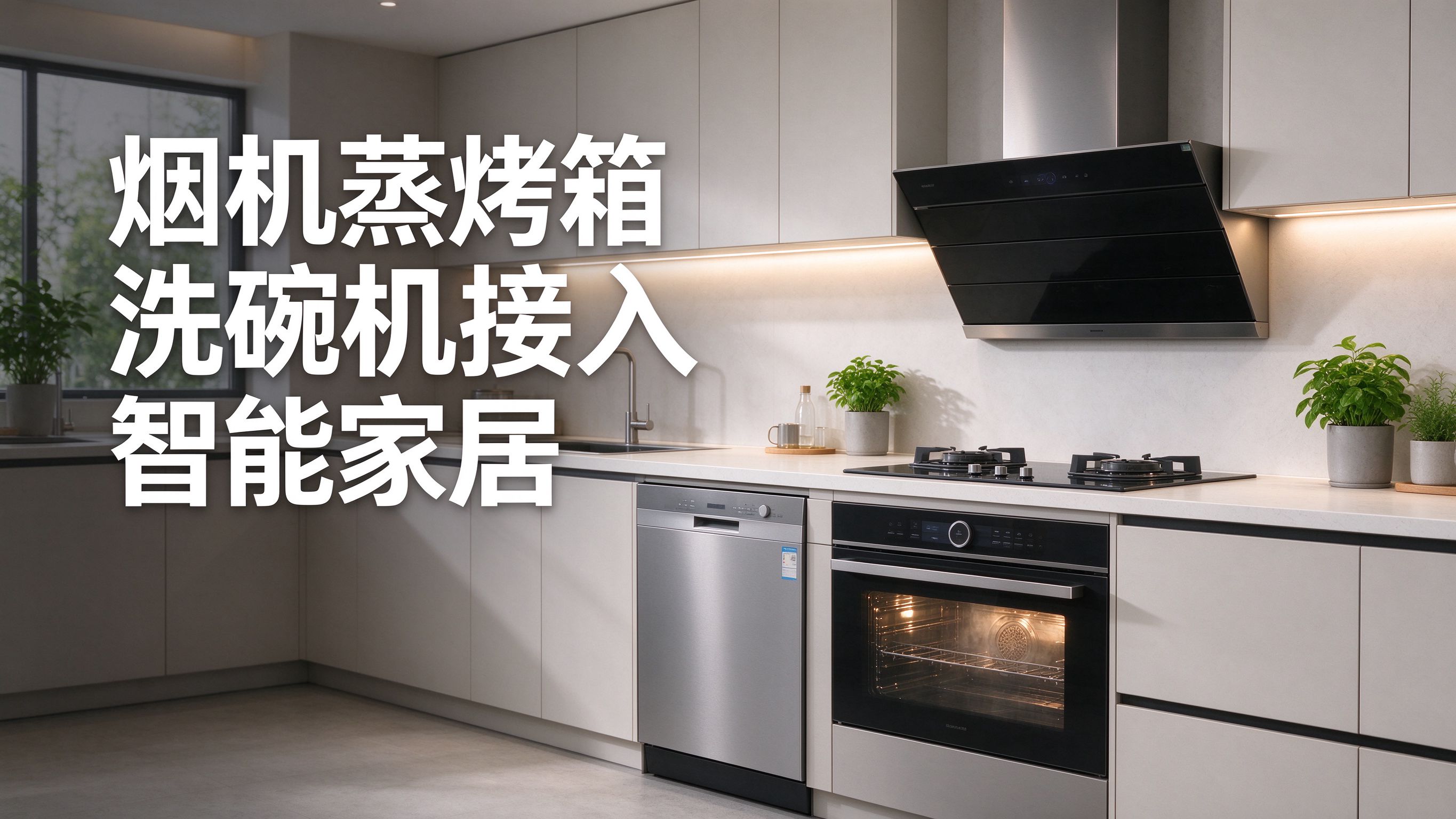 烟机、蒸烤箱、洗碗机怎么接入智能家居?联动场景与注意事项
