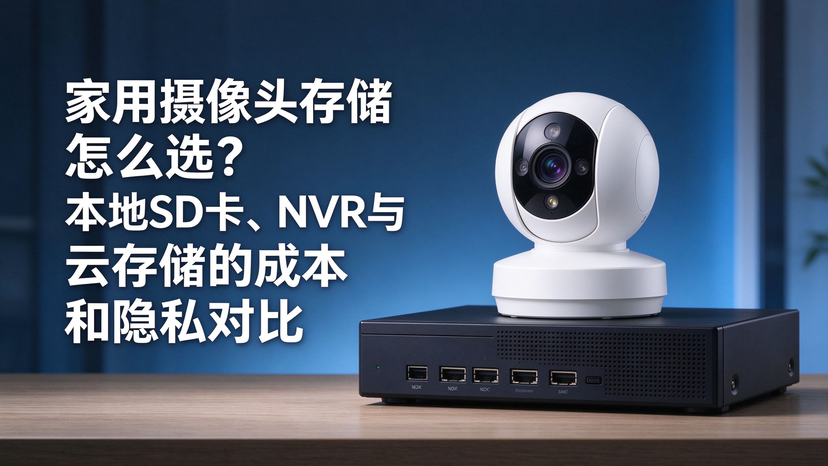 家用摄像头存储怎么选？本地SD卡、NVR与云存储的成本和隐私对比