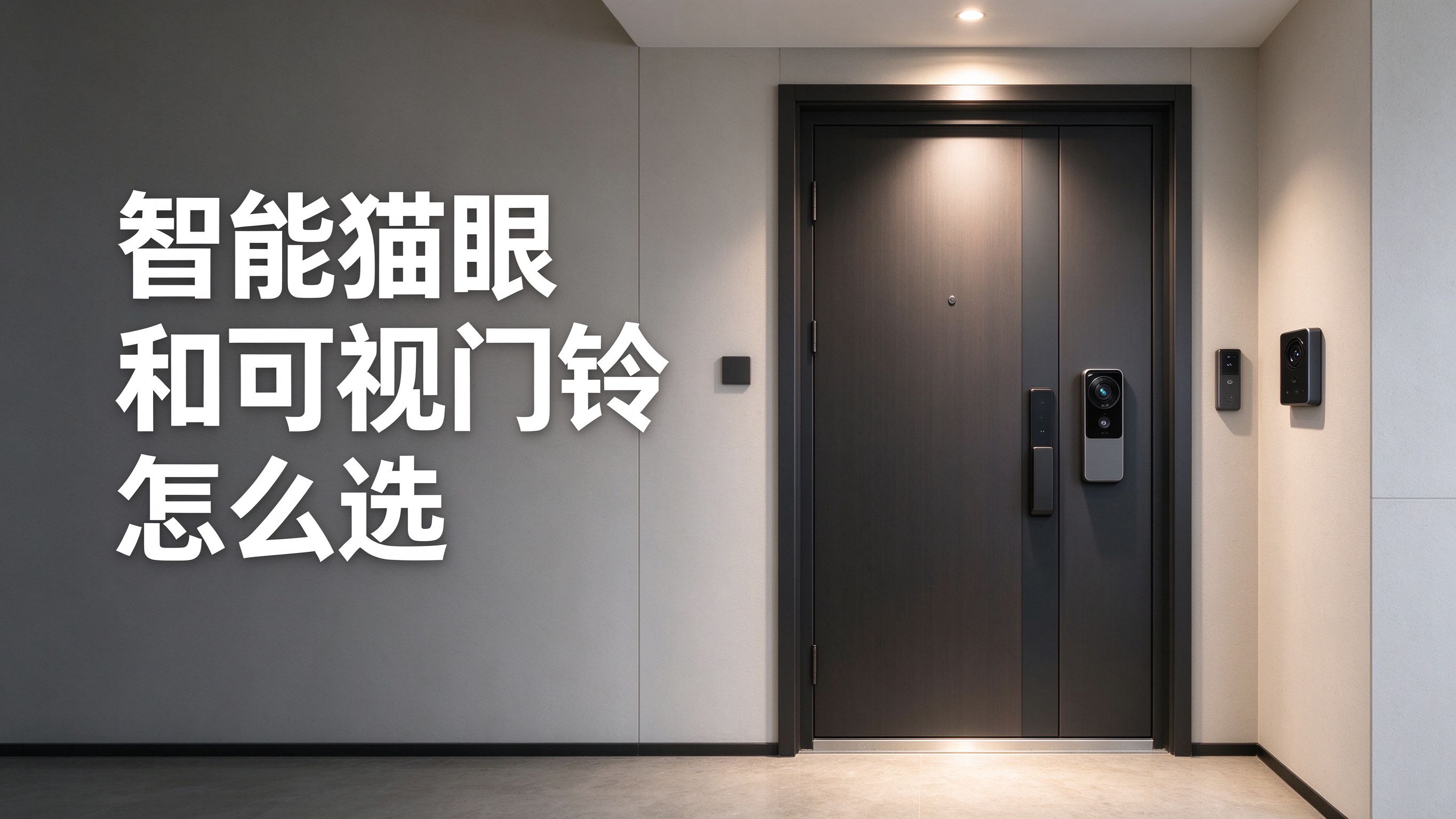 智能猫眼和可视门铃怎么选?供电、视角、存储与室内提醒