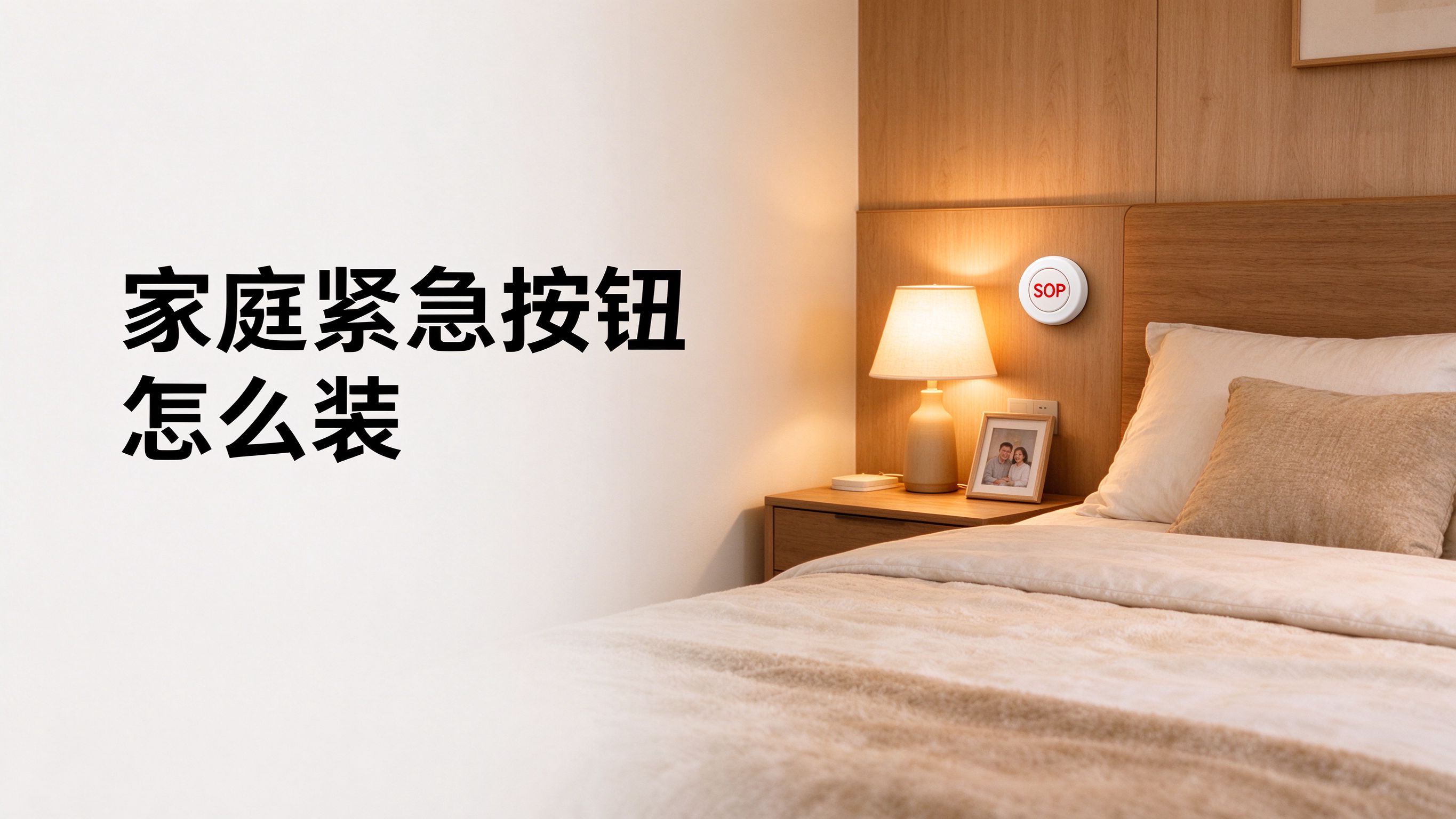家庭紧急按钮和SOS呼叫怎么装？老人看护、安防联动与响应流程